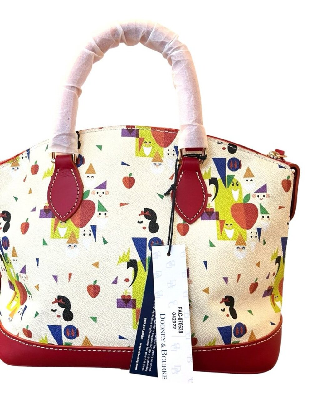 Dooney & Bourke Snow White 85th Ann Satchel Handbag Purse Crossbody Bag NWT - Picture 11 of 11